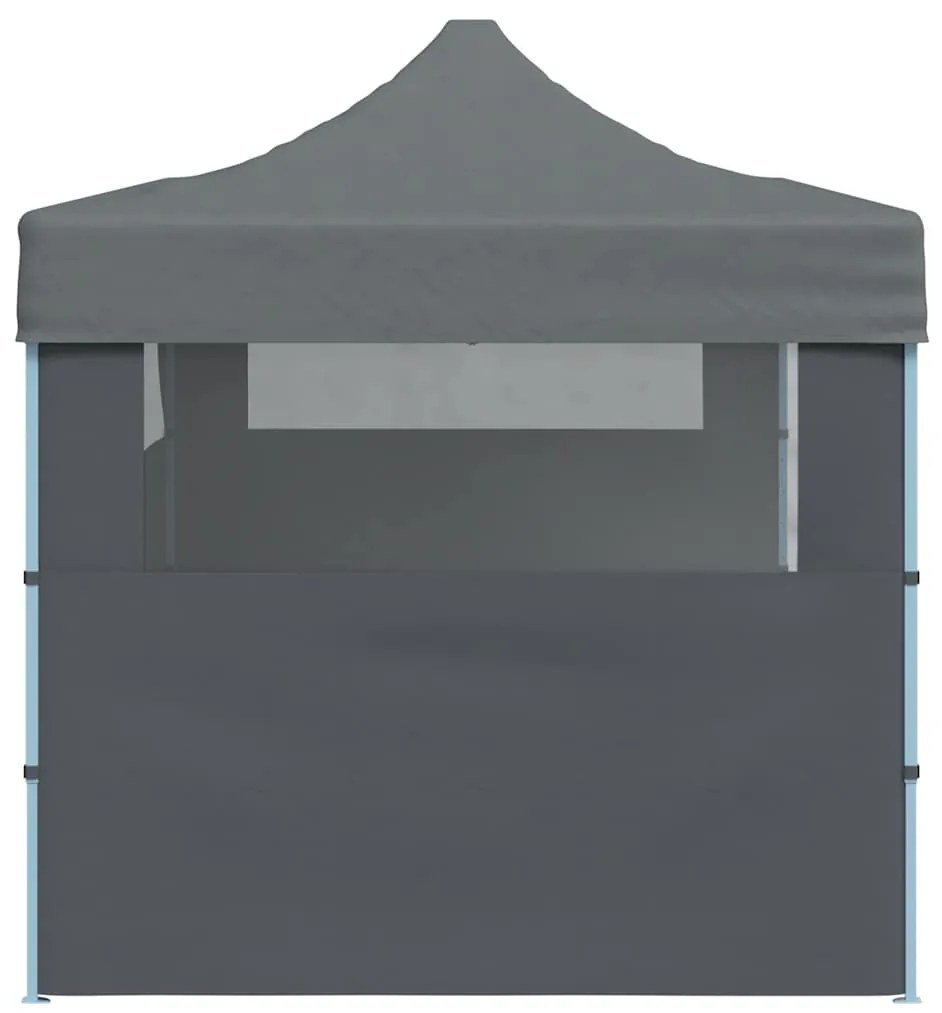 vidaXL Τέντα Εκδηλώσεων με Τοιχώματα Πτυσσόμενη Pop-Up Ανθρακί 3x6 μ.
