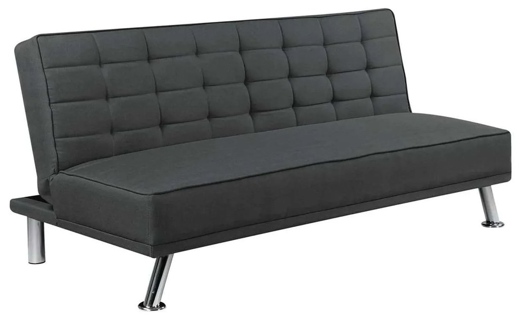 Καναπές Κρεβάτι EUROPA Ύφ.Ανθρακί 176x82x80cm Bed:176x102x40cm