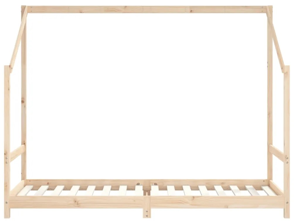 vidaXL Πλαίσιο Παιδικού Κρεβατιού 2x(90x200) εκ. από Μασίφ Ξύλο Πεύκου
