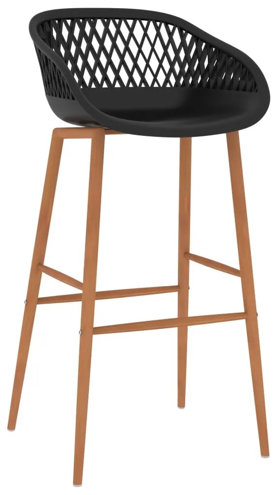 vidaXL Σετ Επίπλων Μπαρ 5 Τεμαχίων Μαύρο