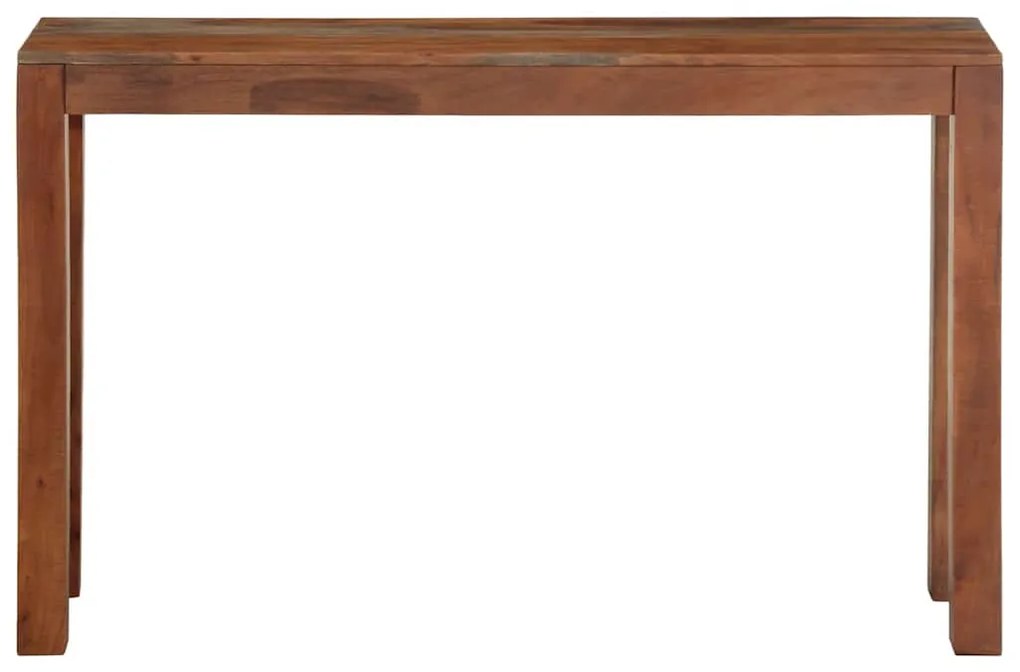 Τραπέζι κονσόλας 120x30x76 cm μασίφ ξύλο ακακίας - Καφέ