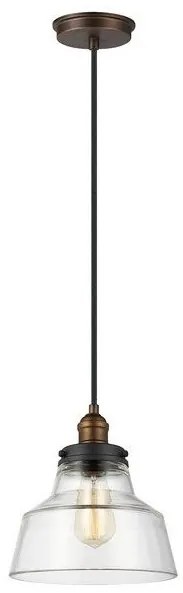 Κρεμαστό Φωτιστικό Οροφής 1xE27  Φ25cm  Baskin Elstead Lighting-FE-BASKIN-P-A-BR-Ορείχαλκος FE-BASKIN-P-A-BR