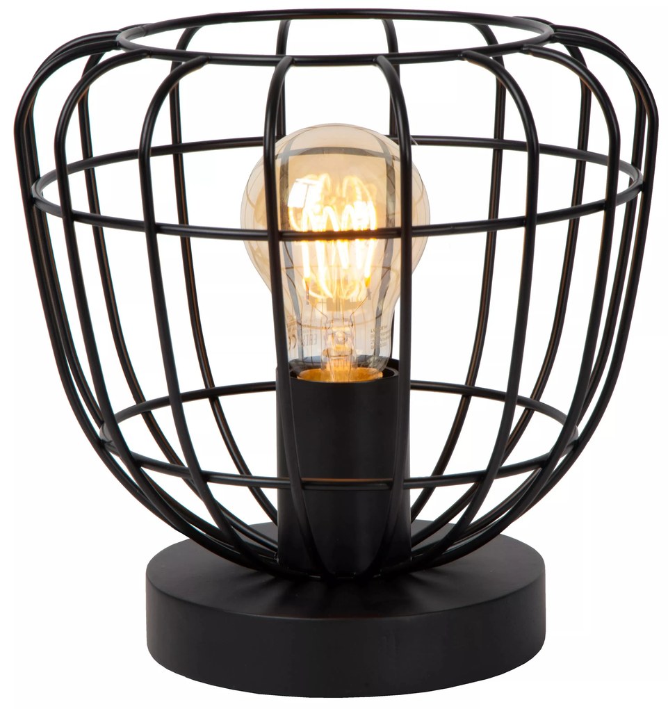 Φωτιστικό Επιτραπέζιο Lucide 00529-01-30 FILOX Μαύρο Ματ (Black Mat)