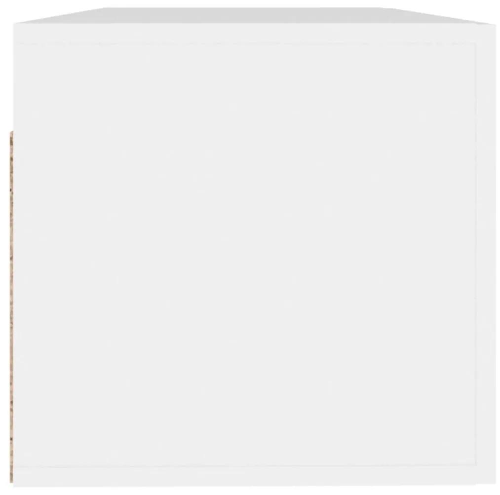 Ντουλάπι Τοίχου άσπρο 100x36,5x35 εκ. από Επεξεργασμένο Ξύλο - Λευκό