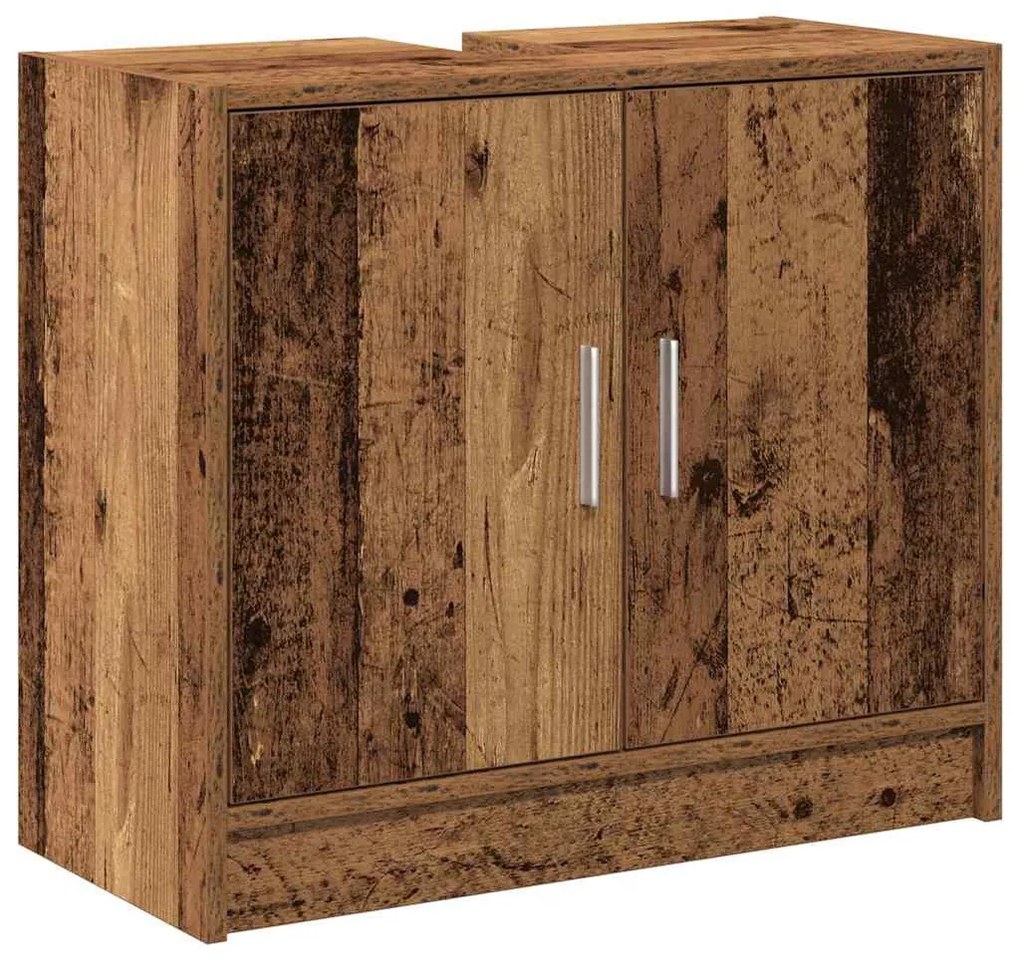 vidaXL Ντουλάπα Νιπτήρα Παλιό Ξύλο 63 x 29 x 55 cm Επεξεργασμένο ξύλο