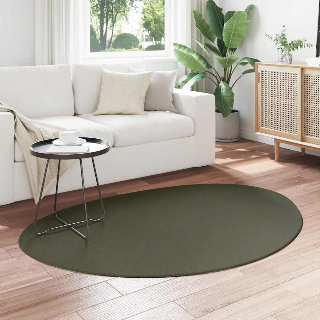 vidaXL Χαλί Δασικό Πράσινο 120 x 170 cm Πολυεστέρας
