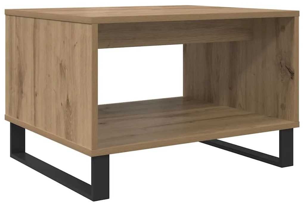 vidaXL Τραπεζάκι σαλονιού artisan δρυς 60 x 50 x 40 εκ