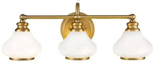 Απλίκα Φωτιστικό Μπάνιου 3xG9 IP44 Ainsley Elstead Lighting-HK-AINSLEY3-BATH-BB-Ορείχαλκος HK-AINSLEY3-BATH-BB