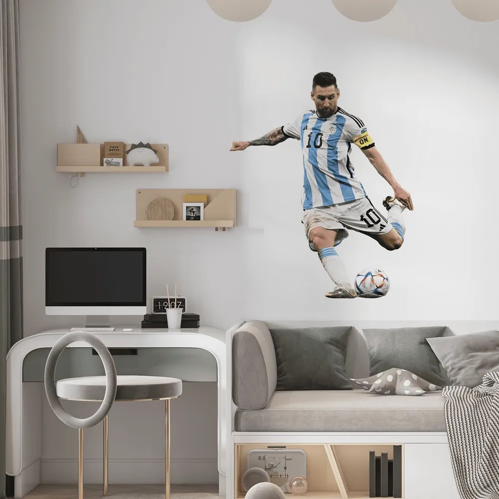 Αυτοκόλλητο Τοίχου Messi SP849 100cm