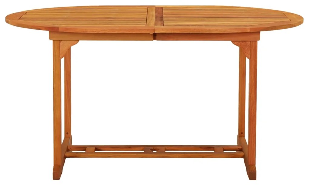 vidaXL Τραπέζι Κήπου 200 x 100 x 75 εκ. από Μασίφ Ξύλο Ευκαλύπτου