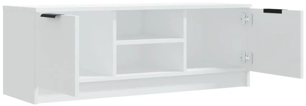vidaXL Έπιπλο Τηλεόρασης Λευκό 102x35x36,5 εκ. Επεξεργασμένο Ξύλο