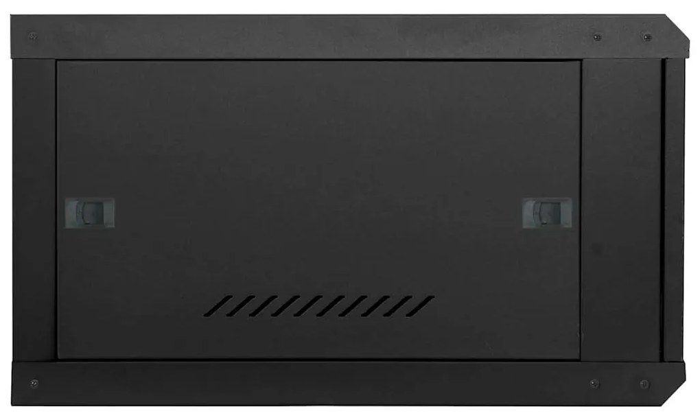 vidaXL Ντουλάπα δικτύου με αποθήκευση Μαύρο 60 x 60 x 35 cm Ατσάλι