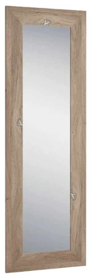 Καθρέπτης Τοίχου Elisa 2040230 50x150cm Oak Mirrors &amp; More Mdf, Glass