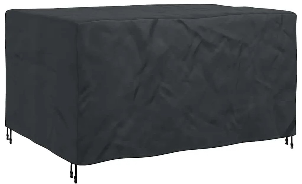 vidaXL Κάλυμμα επίπλων Μονόχρωμο Μαύρο 180 x 150 x 85 εκ. 420D