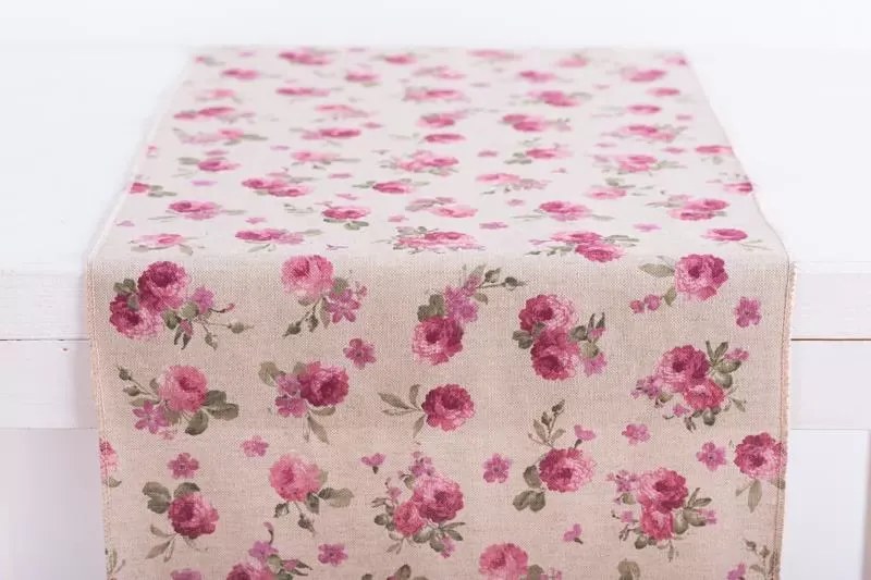 Beauty Home ΡΑΝΝΕΡ ΦΛΟΡΑΛ ΡΟΖΑ 32 cm x 1,5 m