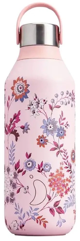 Θερμός S2 Liberty Poppy Metal 500ml Pink Chilly’s Ανοξείδωτο Ατσάλι