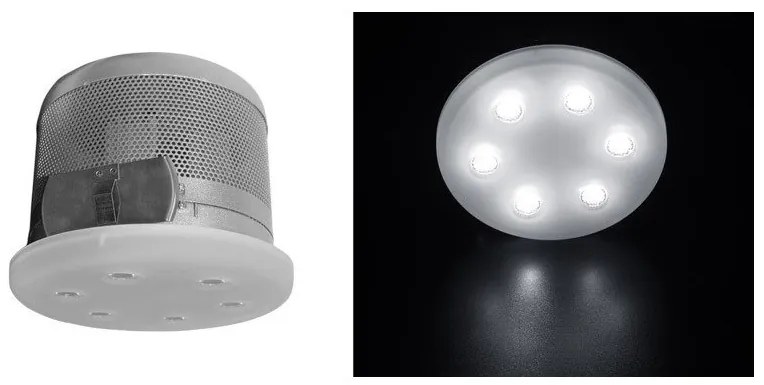 Χωνευτό Σποτ Φωτιστικό Οροφής 6x3W LED 90° Lumen-21-71639000-Ασημί 21-71639000