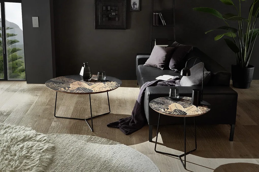 Bali Καρεκλα Relax Μαύρη + Υποπόδιο 83x86x102 cm