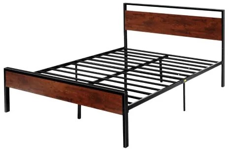 VEVOR Queen Size Metal Platform Bed Frame with Headboard and Footboard 14 Inch