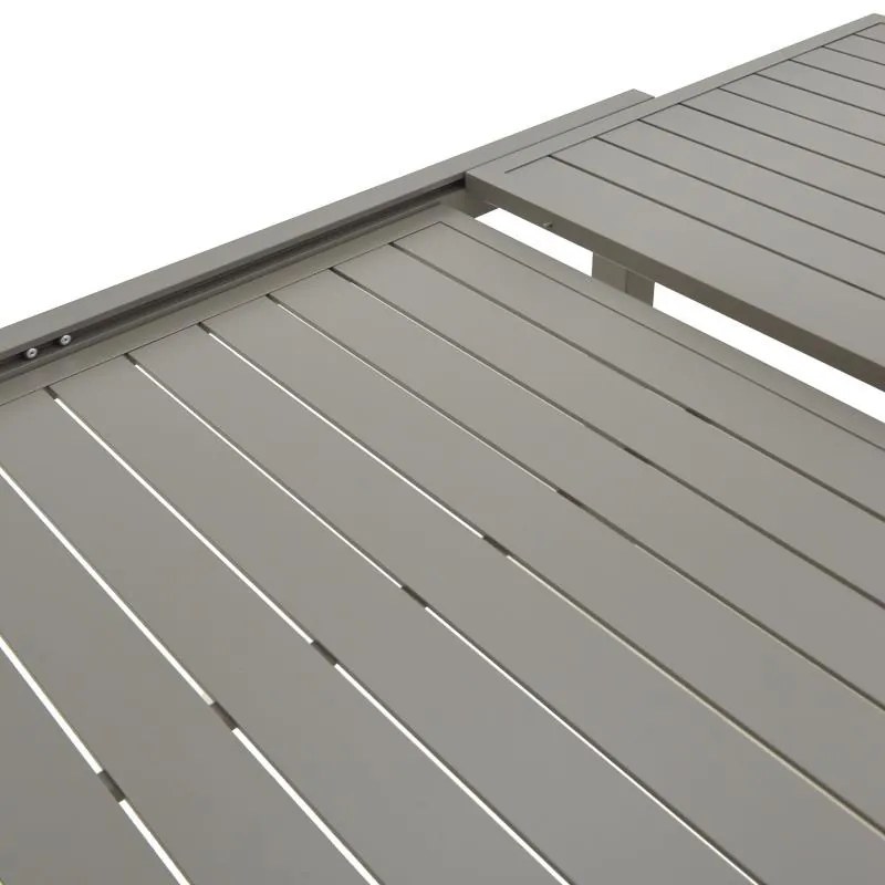 Τραπέζι Lafla Επεκτεινόμενο Αλουμίνιο Σαμπανιζέ 160-240x100x75εκ. 240x90x75 εκ.