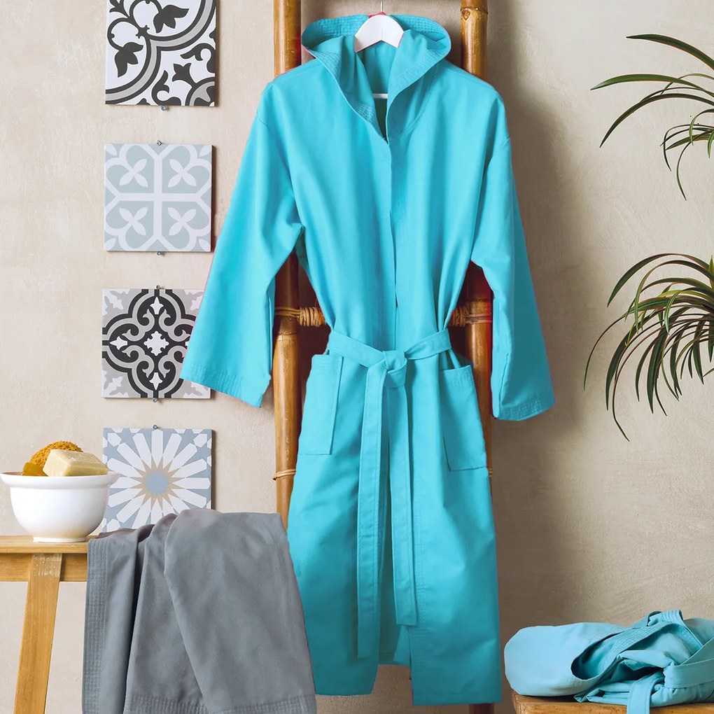 Μπουρνούζι Microfiber Kentia Rabat 07 Blue Μπλε X-LARGE
