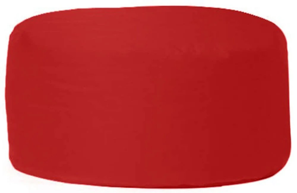 Πουφ Αδιάβροχο Round 248FRN1312 Φ55x30cm Red
