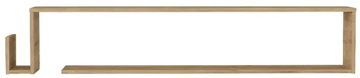 Έπιπλο τηλεόρασης επιτοίχιο Regnar Megapap χρώμα sapphire oak 168,6x25x31,8εκ.