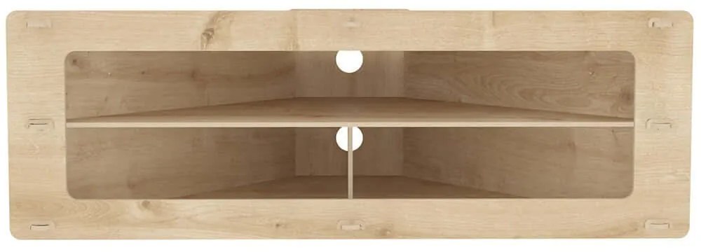 Έπιπλο Τηλεόρασης Γωνιακό Επιτοίχιο Sala 875ZNA4648 120x45x40cm Oak