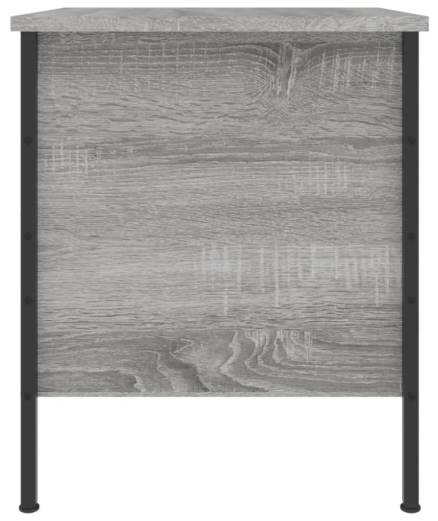 Κομοδίνο Γκρι Sonoma 40 x 42 x 50 εκ. από Επεξεργασμένο Ξύλο - Γκρι