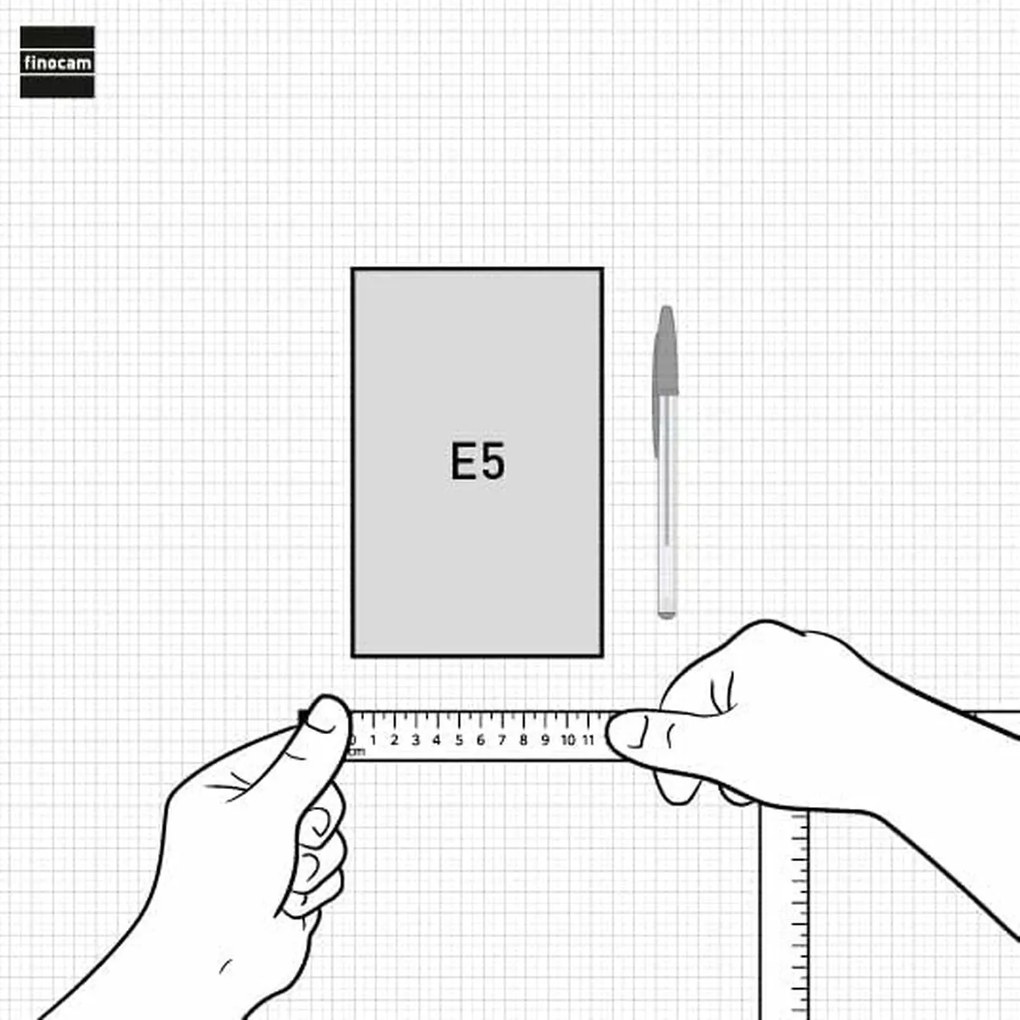 Ατζέντα Finocam YEAR Μαύρο 11,7 x 18,1 cm 2026