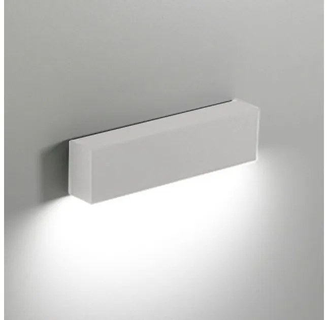 Απλίκα Φωτιστικό Τοίχου LED 4W IP65 3000K Slat Zafferano-LD0150B3-Λευκό LD0150B3