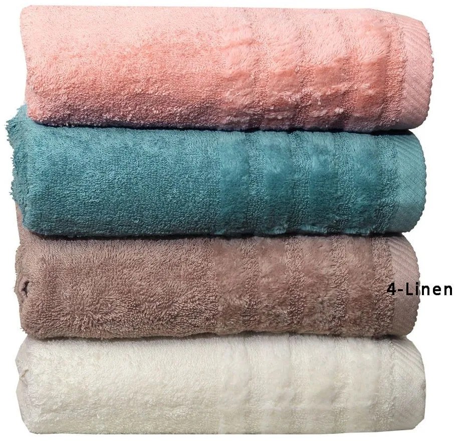 Πετσέτες Spa Σετ 3τμχ 4 Linen Anna Riska Σετ Πετσέτες 70x140cm 100% Cotton