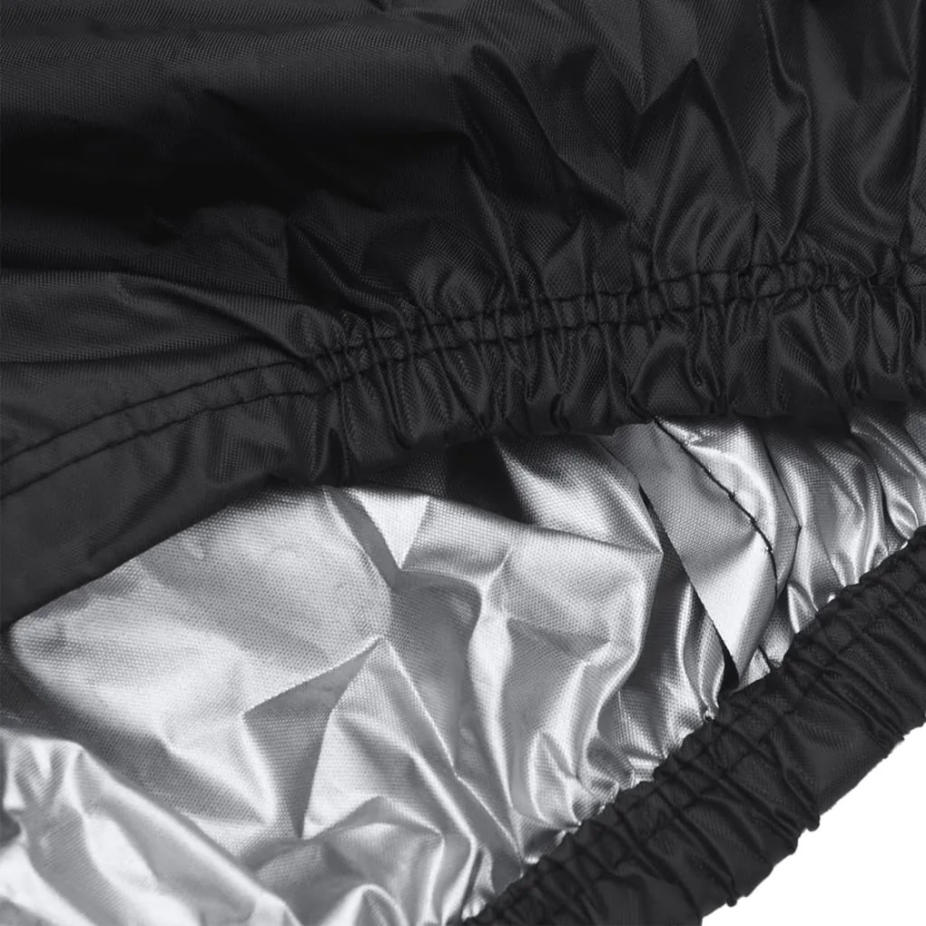 Κουκούλα Μηχανής Μαύρη 220x95x110 εκ. Ύφασμα Oxford 210D
