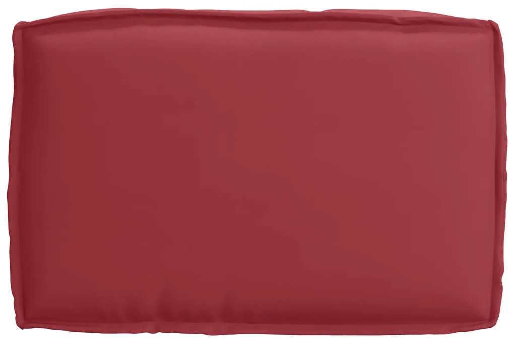 vidaXL Μαξιλάρι παλέτας για κάθισμα Κόκκινο 60 x 40 x 8 εκ.