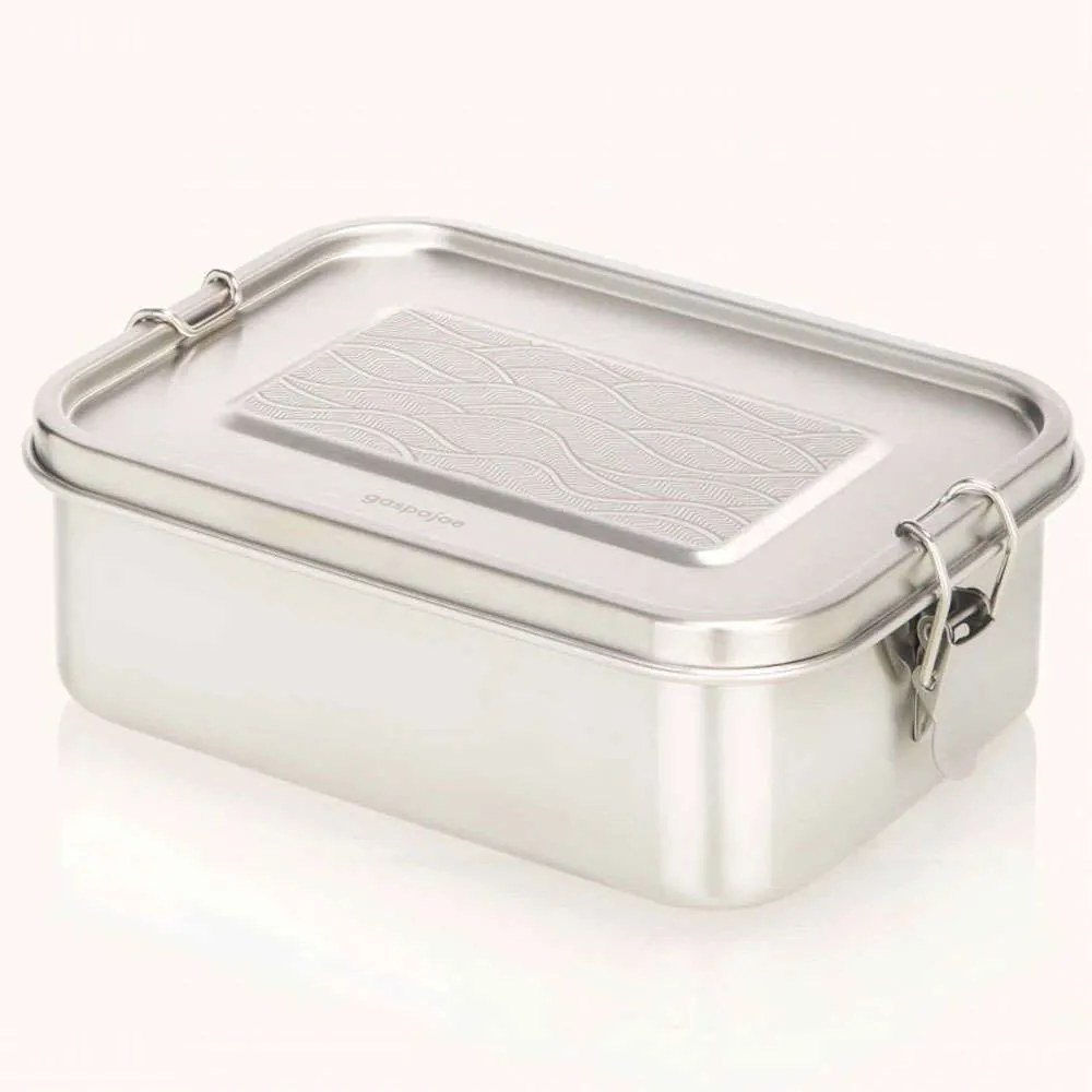 Δοχείο Φαγητού Yummy Waves GSJYL5 20x14x6cm 1,2lt Inox Gaspajoe Stainless Steel