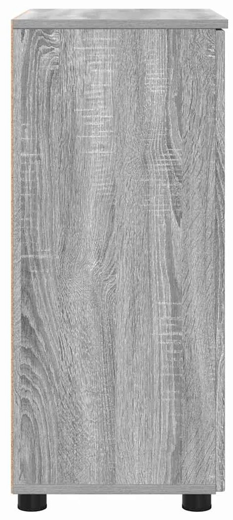 vidaXL Ντουλάπι Μπάνιου Γκρι sonoma 60 x 35 x 80 εκ Επεξεργασμένο ξύλο