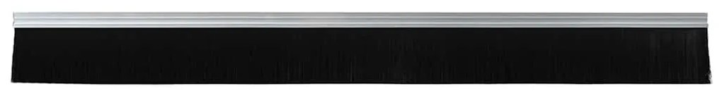 vidaXL Αυτοκόλλητες σφραγίδες πόρτας 12 pcs Ασημί 100 cm