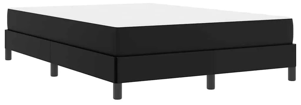 vidaXL Κρεβάτι Άλλο Μαύρο 140 x 190 cm Τεχνητό δέρμα