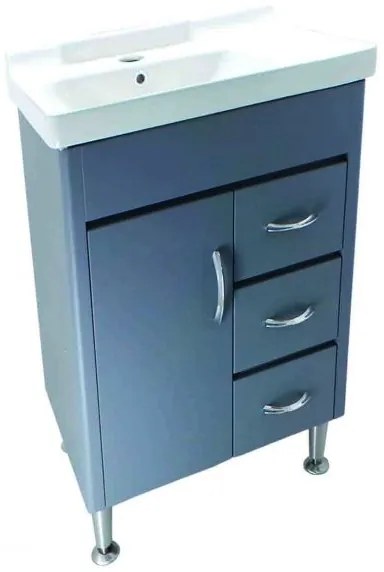 GLORIA SONIA DOWN - ΠΑΓΚΟΣ PVC ΣΧΕΤΟΣ 61*46 GREY_> 47-6343