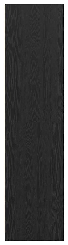 vidaXL Ντουλάπι Μαύρη Οξυά 100 x 50 x 200 εκ Επεξεργασμένο ξύλο