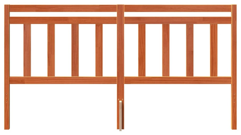 vidaXL Κεφαλάρι με κεφαλάρι Κερωτό καφέ 185,5 x 100 cm