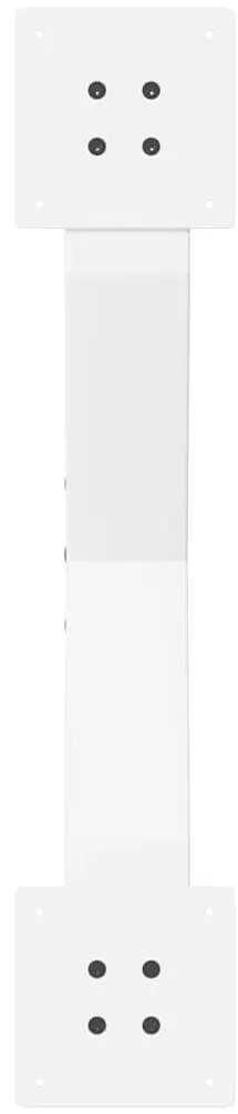 vidaXL Πόδια Τραπεζιού Σαλονιού σε Σχήμα Χ, 2 τεμ. Λευκά 70x(30-31) εκ. Ατσάλι