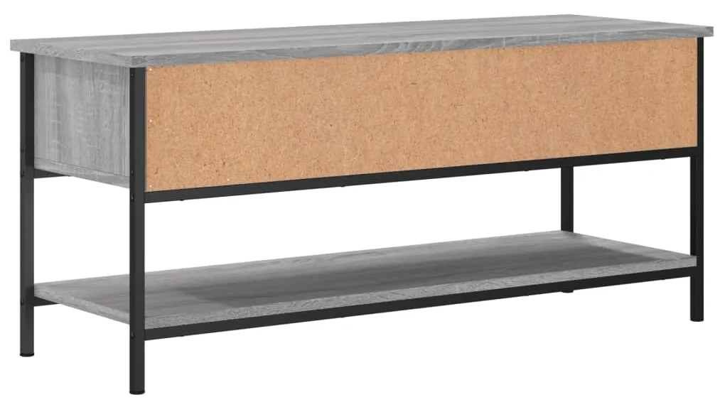 vidaXL Έπιπλο Τηλεόρασης Γκρι Sonoma 100x35x45 εκ. από Επεξεργ. Ξύλο