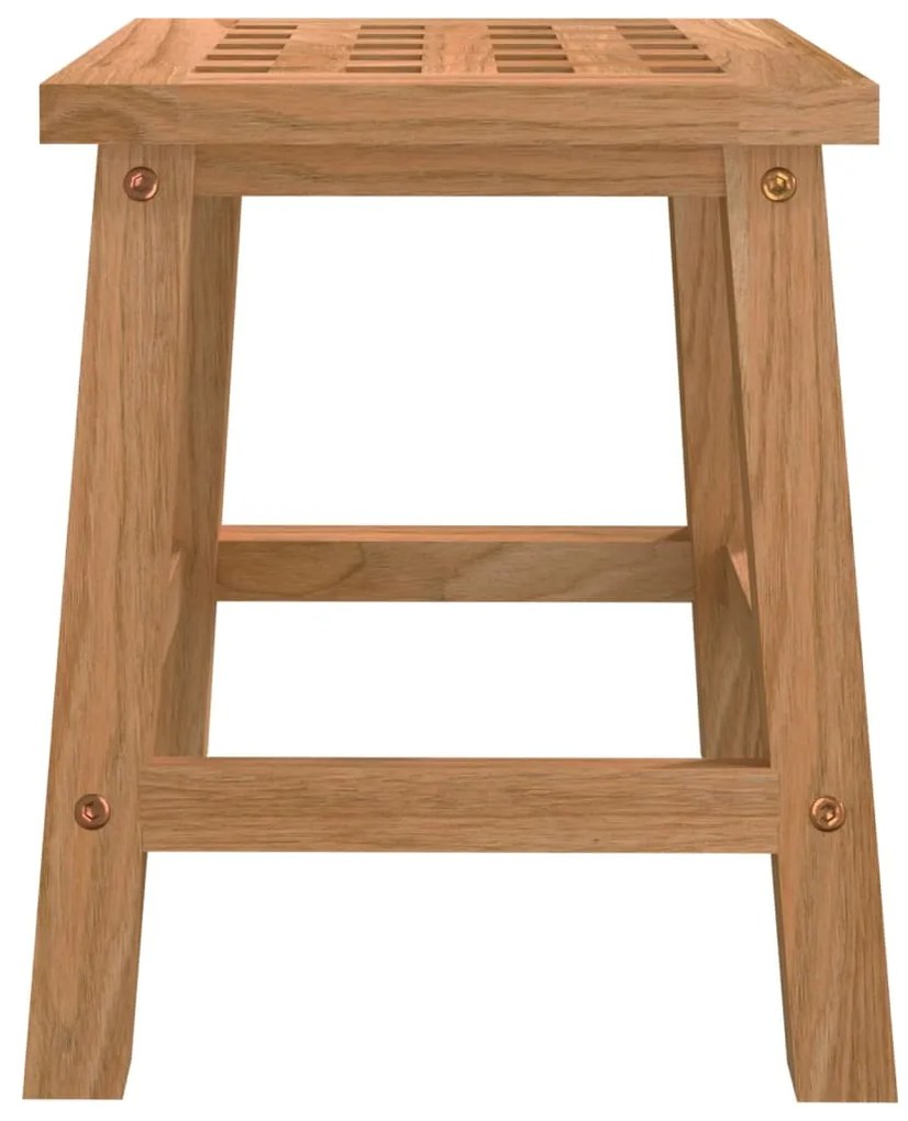 vidaXL Σκαμπό 29x22,5x25,5 εκ. Μασίφ Ξύλο Καρυδιά