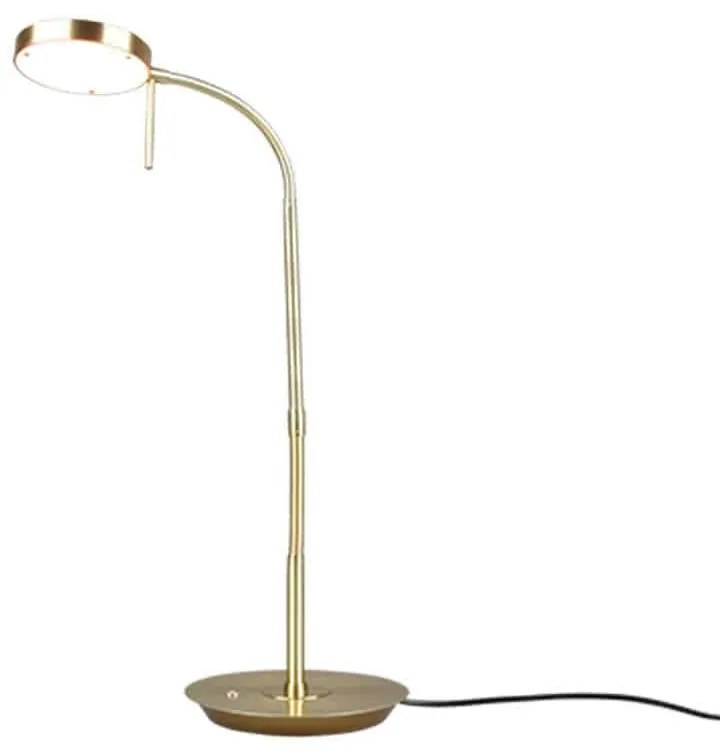 Φωτιστικό Επιτραπέζιο Monza 523310108 12W Led 19x46x57cm Brass Mat Trio Lighting Μέταλλο