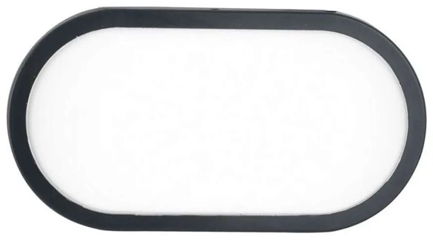 Φωτιστικό Τοίχου - Απλίκα Shelly LED-SHELLY-S ANT 15W Led 21,5x14,5x7cm Anthracite Intec