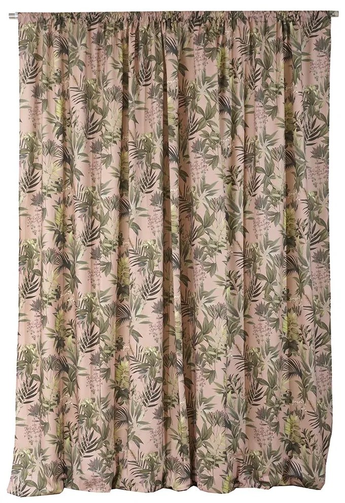Κουρτίνα Allesia Με Τρέσα 7 Blush Pink Anna Riska 140X270cm 100% Cotton
