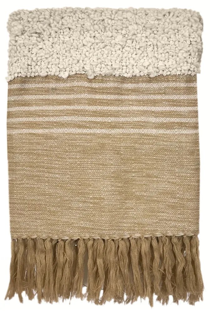 Ριχτάρια	 Malagoon  Tribal off white throw
