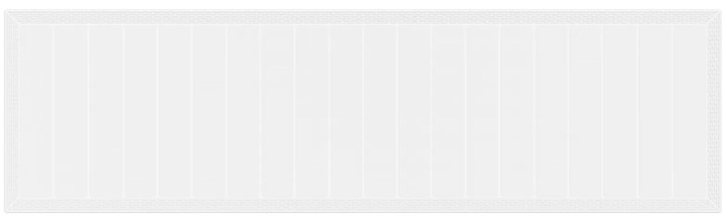 vidaXL Σετ Τραπεζαρίας Κήπου 15 pcs Λευκό Large Ρατάν πολυαιθυλενίου
