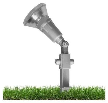Σποτ Καρφωτό Επιδαπέδιο Μονό E27 80W IP65 GARDEN SPOT Viokar-173010601-Γκρι 0173010601
